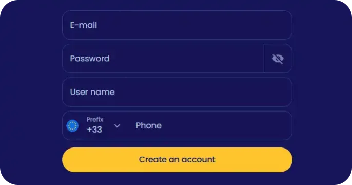 Register at Casoo Casino